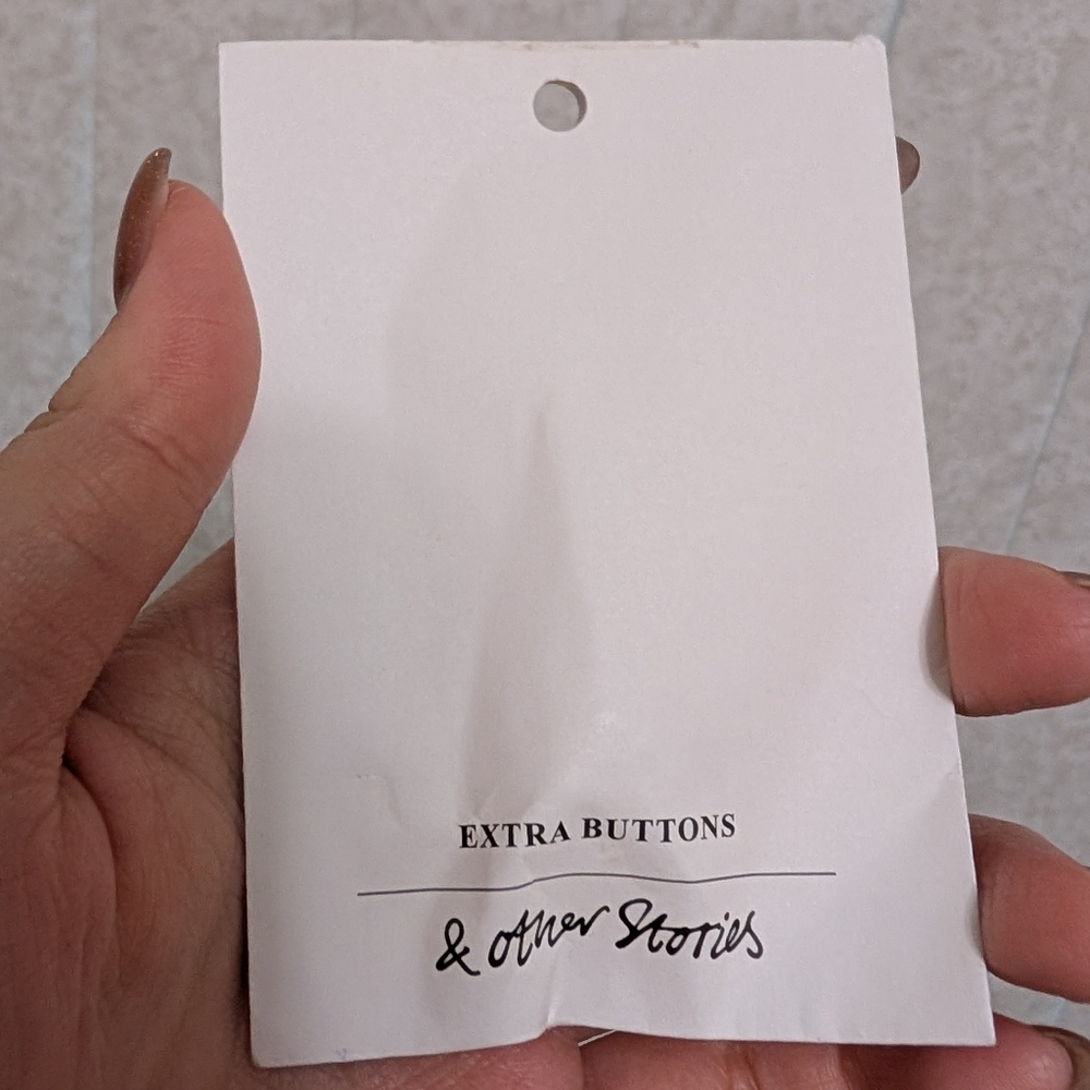 And Other Stories Oatmeal Cream Alpaca Wool Blend Cardigan Size XS - Picture 6 of 8